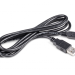 Kabel Kunststoff. USB-Verbindungskabel