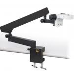 Stereomikroskop-Ständer (Universal) mit Federgelenkarm (inkl | Klemme/Halter/Grobtrieb)