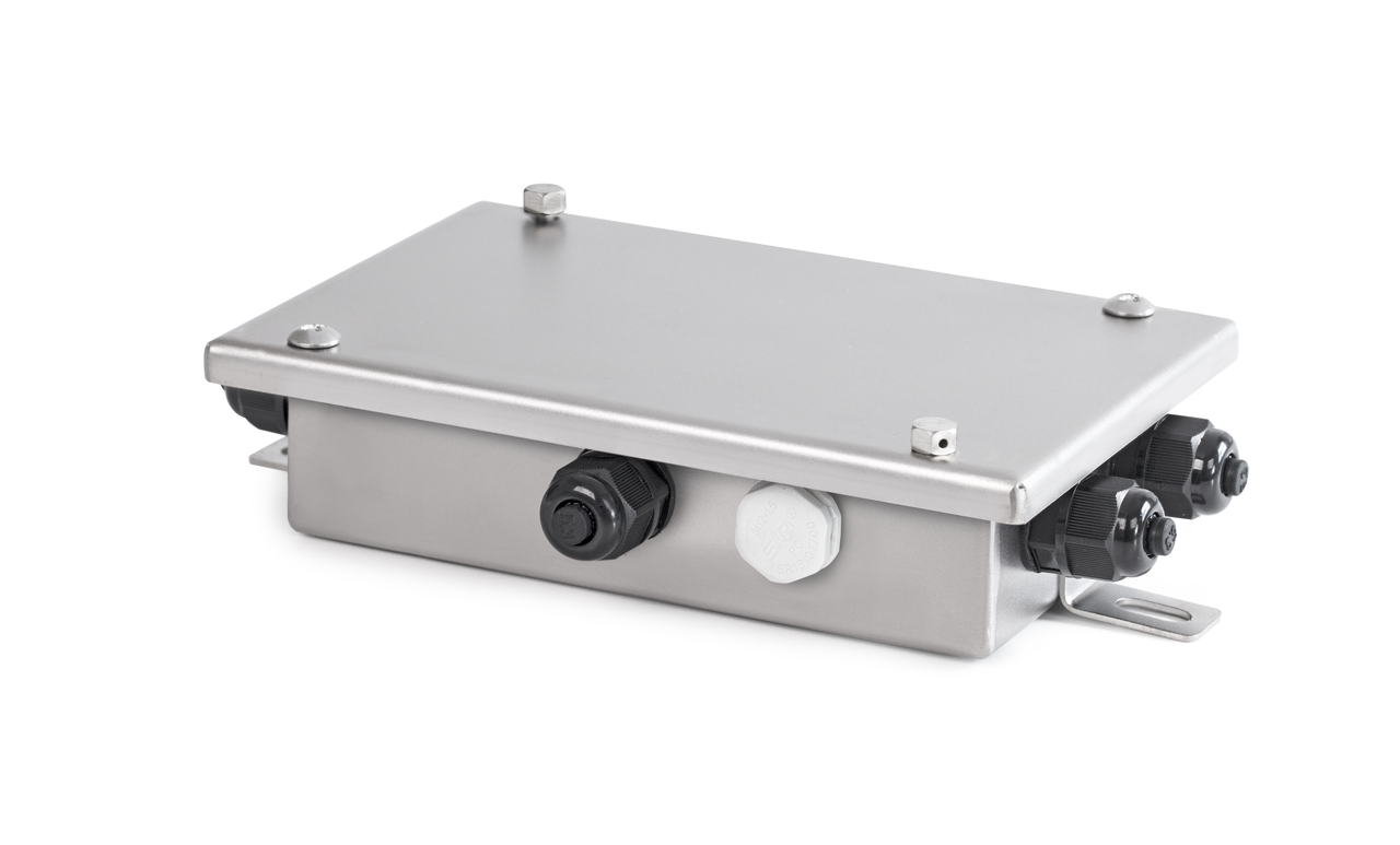Junctionbox rostfreier Stahl Junctionbox mit PG Verschraubung zum Anschluss und Abgleich von 4 Messzellen