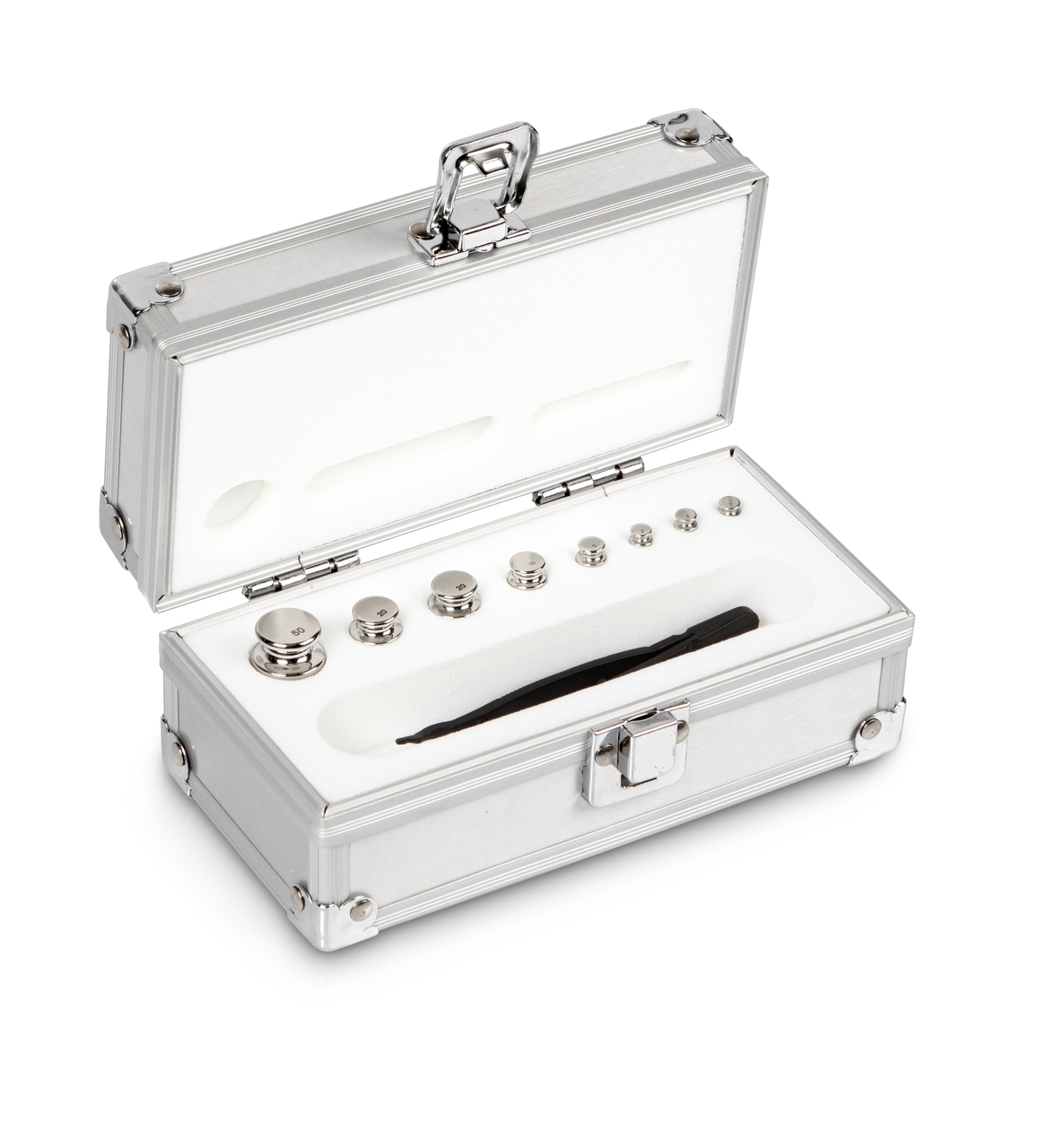 F1 1 g - 50 g Gewichtsatz im Aluminiumetui