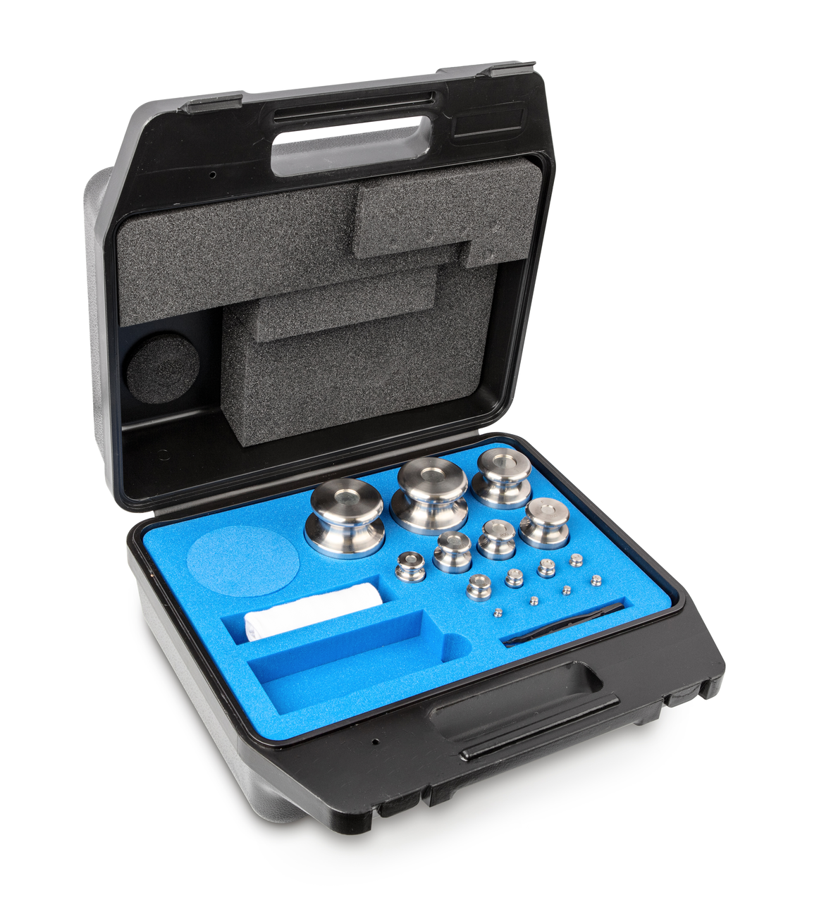 F2 1 g - 2 kg Gewichtsatz im Kunststoff-Etui