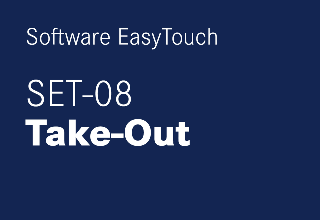 EasyTouch Take-out – Die Entnahmefunktion ermöglicht negatives Wiegen aus einem Quellcontainer