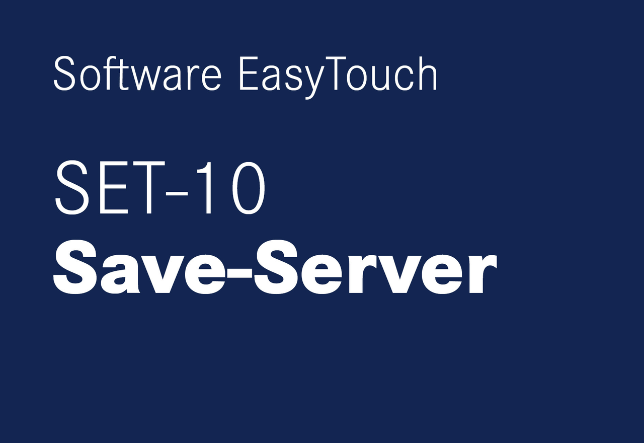 EasyTouch Save Server – Zentraler Wägedatenspeicher