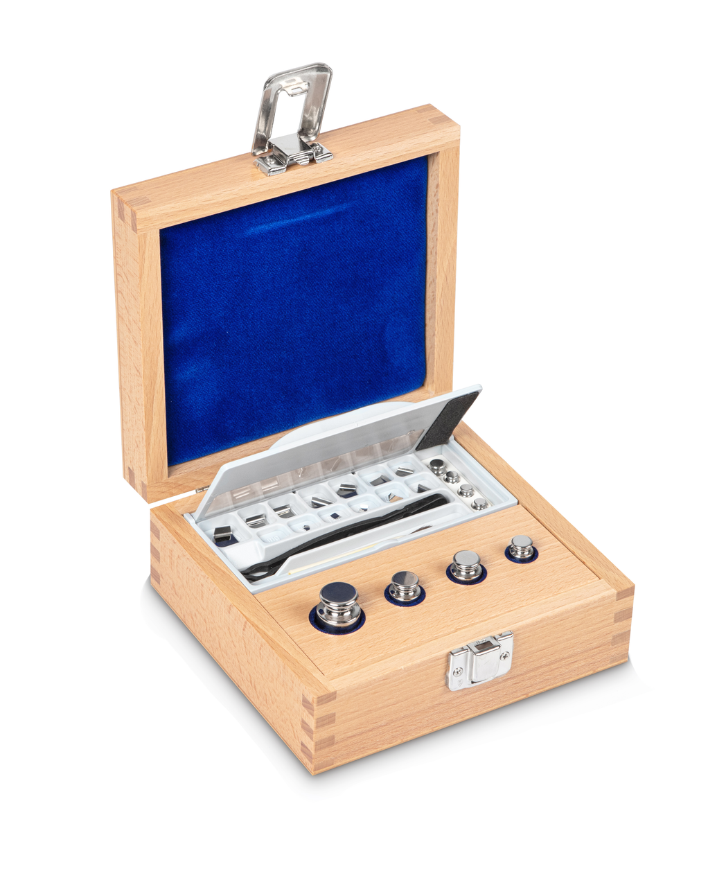 E2 1 mg - 50 g Gewichtsatz im Holzetui