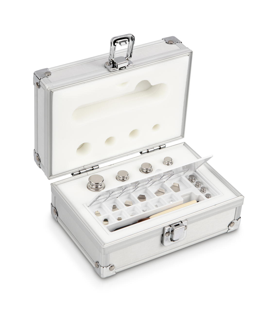 E2 1 mg - 50 g Gewichtsatz im Aluminiumetui