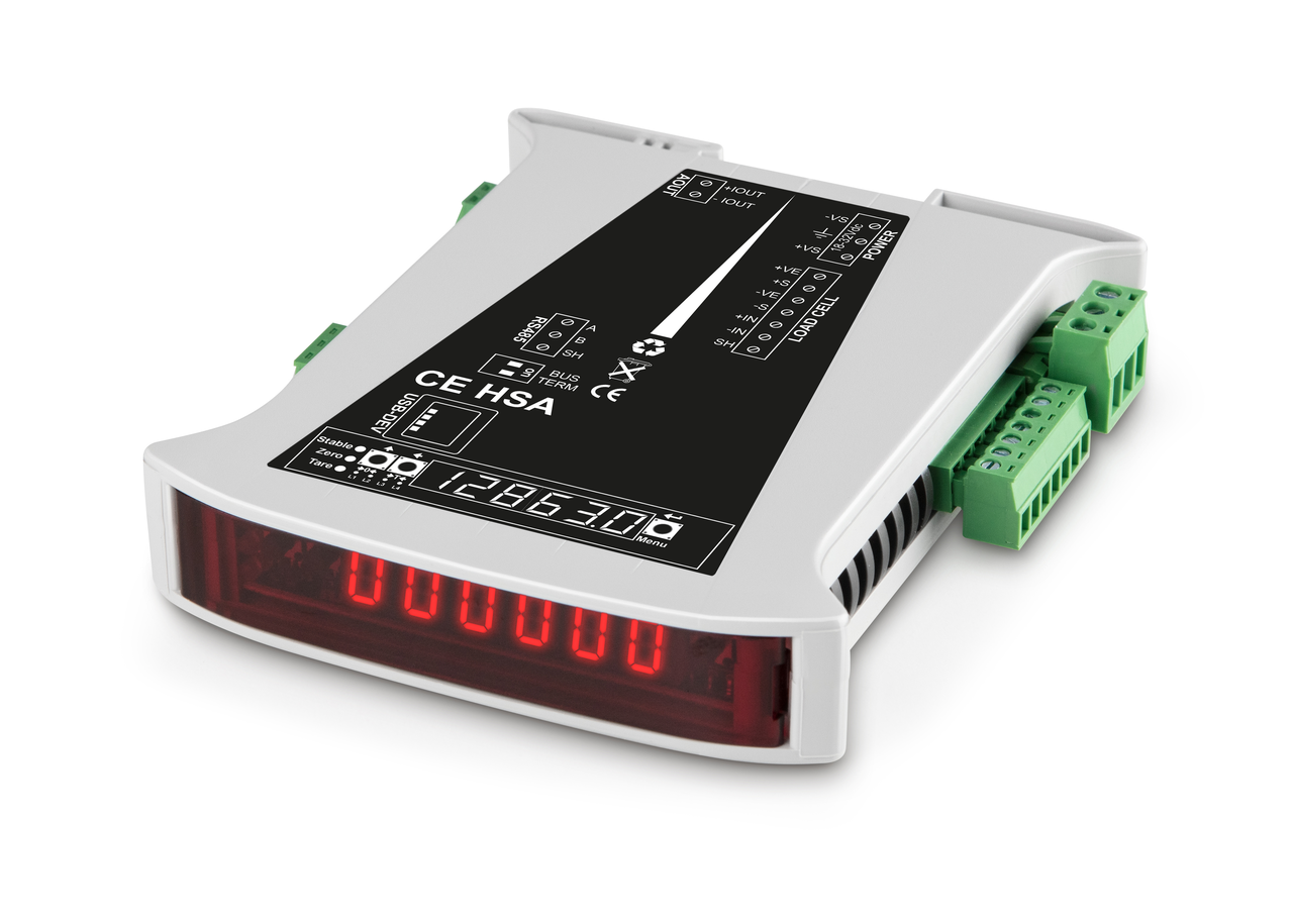 Digitaler Wägetransmitter - 10 | 000d | Wägetransmitter mit Profibus Schnittstelle für Hutschiene