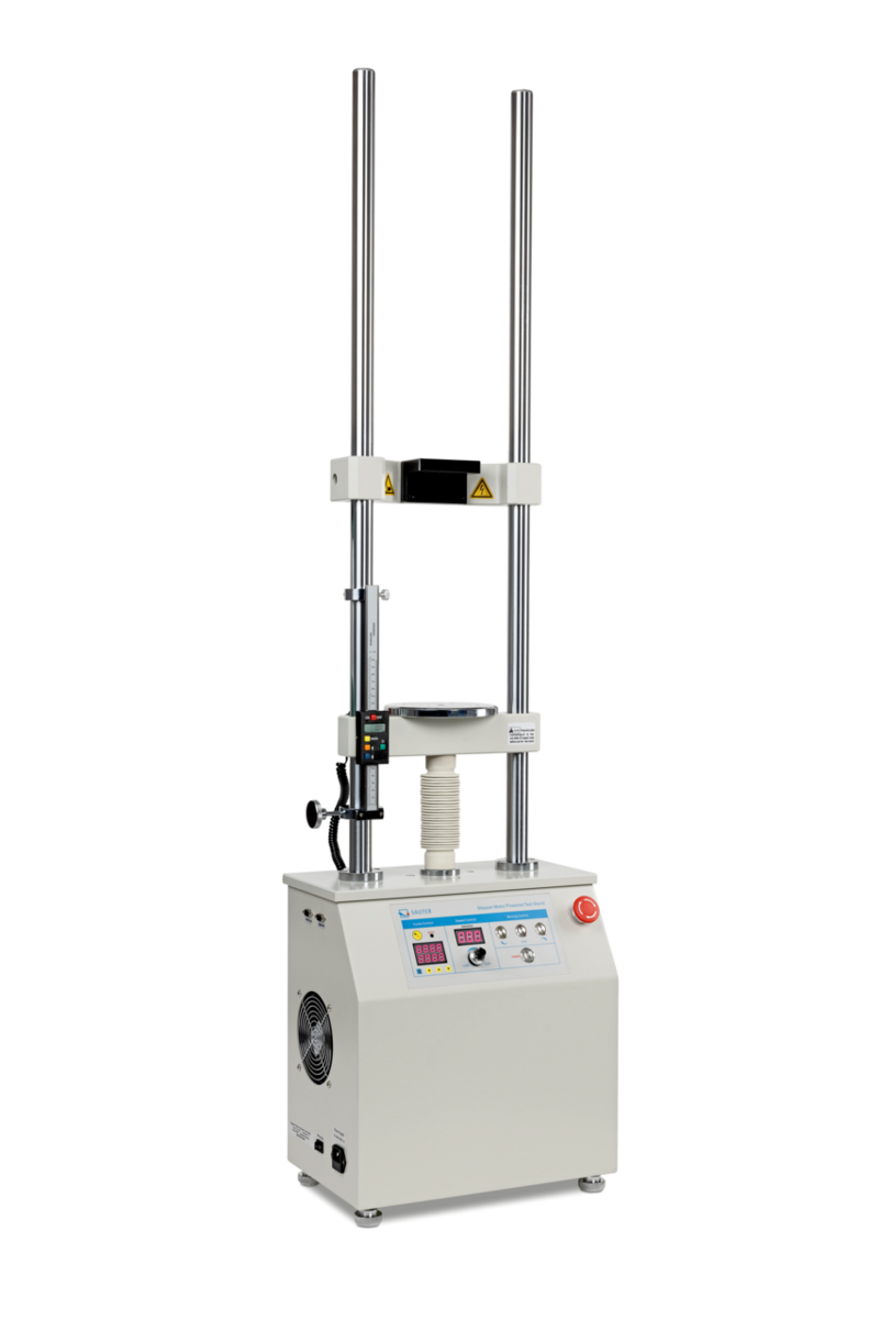 Premium-Prüfstand mit Schrittmotor für präzises Prüfen bis 10 kN