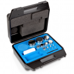 KERN Gewichtsatz 312-074, OIML-Klasse E2, Nennwert 1 g - 2 kg, Kompaktform, Edelstahl poliert, im Kunststoffkoffer