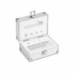 KERN Aluminium-Gewichtsetui 313-020-600, für Nennwerte 1 mg - 50 g, für Klassen E1 - M1, für Bauform Knopf/Kompakt