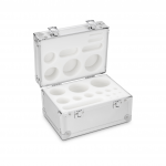 KERN Aluminium-Gewichtsetui 314-070-600, für Nennwerte 1 g - 2 kg, für Klassen E1 - M2, für Bauform Knopf/Kompakt