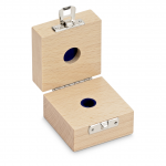 KERN Holz-Gewichtsetui 317-040-100, für Nennwerte 10 g, für Klassen E1+E2+F1, für Bauform Knopf/Kompakt
