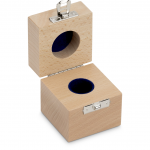 KERN Holz-Gewichtsetui 317-070-100, für Nennwerte 100 g, für Klassen E1+E2+F1, für Bauform Knopf/Kompakt