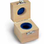 KERN Holz-Gewichtsetui 317-160-100, für Nennwerte 50 kg, für Klassen E1+E2+F1, für Bauform Knopf/Kompakt