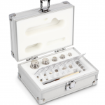 KERN Gewichtsatz 323-036, OIML-Klasse F1, Nennwert 1 mg - 100 g, Knopf, Edelstahl poliert, im Aluminiumetui