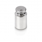 KERN Prüfgewicht 327-05, OIML-Klasse F1, Nennwert 20 g, Knopf, Edelstahl poliert