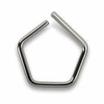 KERN Prüfgewicht 328-33, OIML-Klasse F1, Nennwert 5 mg, Draht, Edelstahl poliert