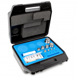 KERN Gewichtsatz 333-064, OIML-Klasse F2, Nennwert 1 mg - 1 kg, Knopf, Edelstahl feingedreht, im Kunststoff-Etui