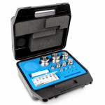 KERN Gewichtsatz 333-074, OIML-Klasse F2, Nennwert 1 mg - 2 kg, Knopf, Edelstahl feingedreht, im Kunststoff-Etui