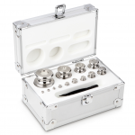 KERN Gewichtsatz 334-066, OIML-Klasse F2, Nennwert 1 g - 1 kg, Knopf, Edelstahl feingedreht, im Aluminiumetui