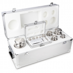 KERN Gewichtsatz 334-096, OIML-Klasse F2, Nennwert 1 g - 10 kg, Knopf, Edelstahl feingedreht, im Aluminiumetui