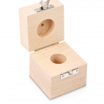 KERN Holz-Gewichtsetui 337-070-200, für Nennwerte 100 g, für Klassen F2 + M1, für Bauform Knopf/Kompakt