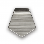 KERN Prüfgewicht 338-03, OIML-Klasse F2, Nennwert 5 mg, Plättchen, Edelstahl poliert