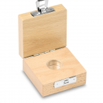 KERN Holz-Gewichtsetui 338-090-200, für Nennwerte 1 mg - 500 mg (einzel), für Klassen E1 - M2, für Bauform Knopf/Kompakt