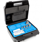 KERN Gewichtsatz 343-064, OIML-Klasse M1, Nennwert 1 mg - 1 kg, Knopf, Edelstahl feingedreht, im Kunststoff-Etui