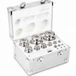 KERN Gewichtsatz 344-076, OIML-Klasse M1, Nennwert 1 g - 2 kg, Knopf, Edelstahl feingedreht, im Aluminiumetui