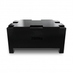 KERN Prüfgewicht 346-85, OIML-Klasse M1, Nennwert 2000 kg, Schwerlastgewicht, Gusseisen lackiert