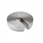 KERN Prüfgewicht 347-127, OIML-Klasse M1, Nennwert 2 kg, Schlitzgewicht (Typ B), Edelstahl feingedreht