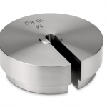 KERN Prüfgewicht 347-147, OIML-Klasse M1, Nennwert 10 kg, Schlitzgewicht (Typ B), Edelstahl feingedreht