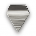 KERN Prüfgewicht 348-07, OIML-Klasse M1, Nennwert 100 mg, Plättchen, Edelstahl poliert