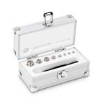 KERN Gewichtsatz 354-026, OIML-Klasse M2, Nennwert 1 g - 50 g, Knopf, Edelstahl feingedreht, im Aluminiumetui