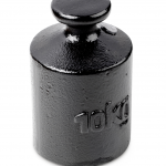 KERN Prüfgewicht 366-97, OIML-Klasse M3, Nennwert 10 kg, Knopf, Gusseisen lackiert