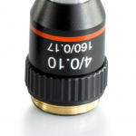 KERN Achromatisches Objektiv, 4 x /0,1 W.D. (18,6 mm) OBB-A1111