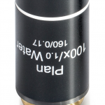 KERN Achromatisches Objektiv, 100 x, Plan /1 (Wasser) (gefedert) W.D. (0,18 mm) OBB-A1441