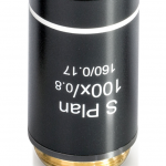 KERN Achromatisches Objektiv, 100 x, E-Plan /0,8 (trocken) (gefedert) W.D. (0,15 mm) OBB-A1442
