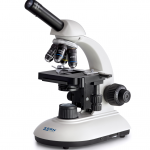 KERN Durchlichtmikroskop OBE 111, Monokular, 4 x / 10 x / 40 x / 100 x, 3W LED (Durchlicht)